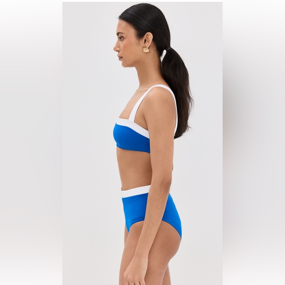 STAUD - Liv Bikini Top + Devon High Rise Bikini Bottoms - Picture 4 of 10